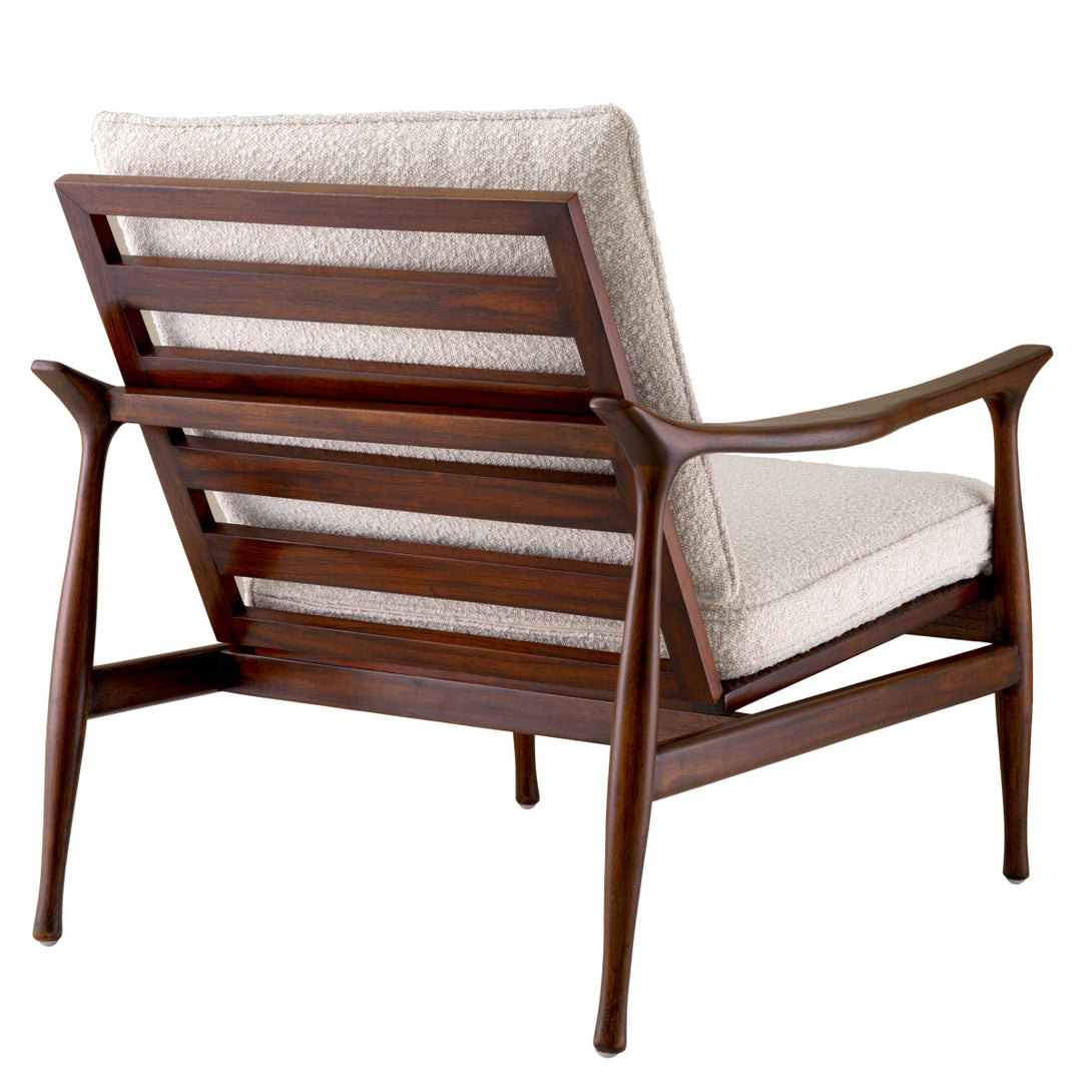 Chair Manzo Classic Brown Finish Furniture Eichholtz