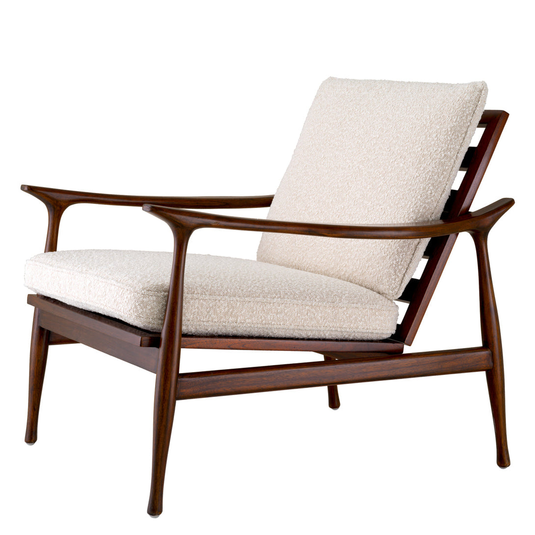 Chair Manzo Classic Brown Finish Furniture Eichholtz