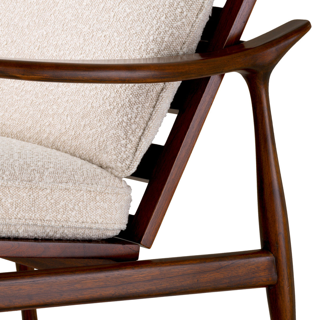 Chair Manzo Classic Brown Finish Furniture Eichholtz