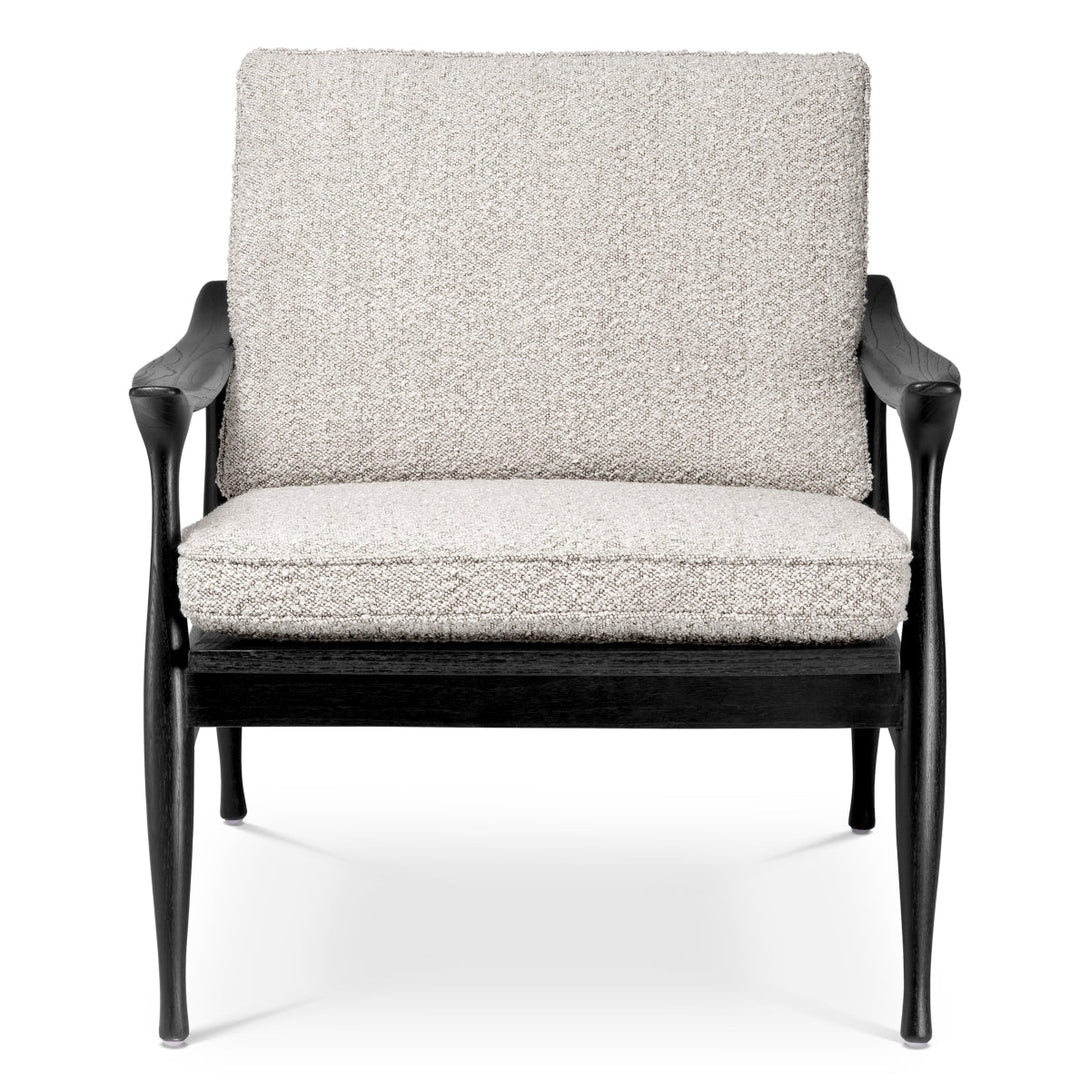 Chair Manzo Classic Black Finish Furniture Eichholtz