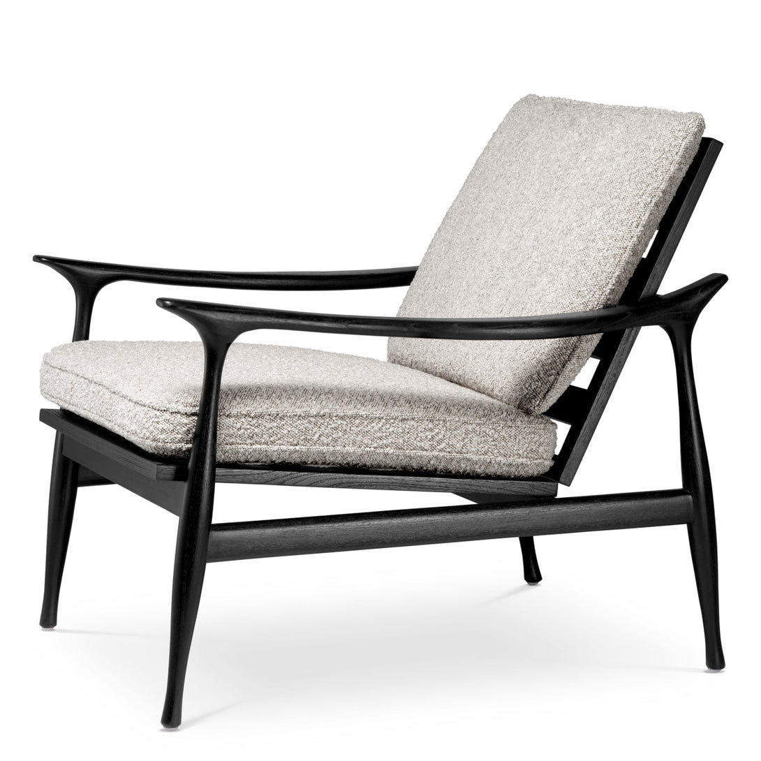 Chair Manzo Classic Black Finish Furniture Eichholtz