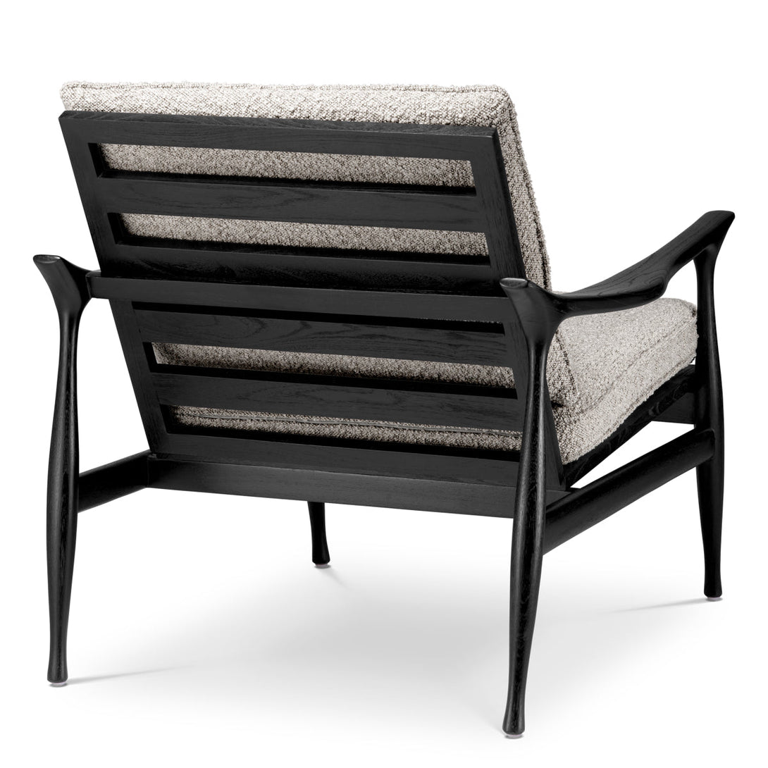 Chair Manzo Classic Black Finish Furniture Eichholtz