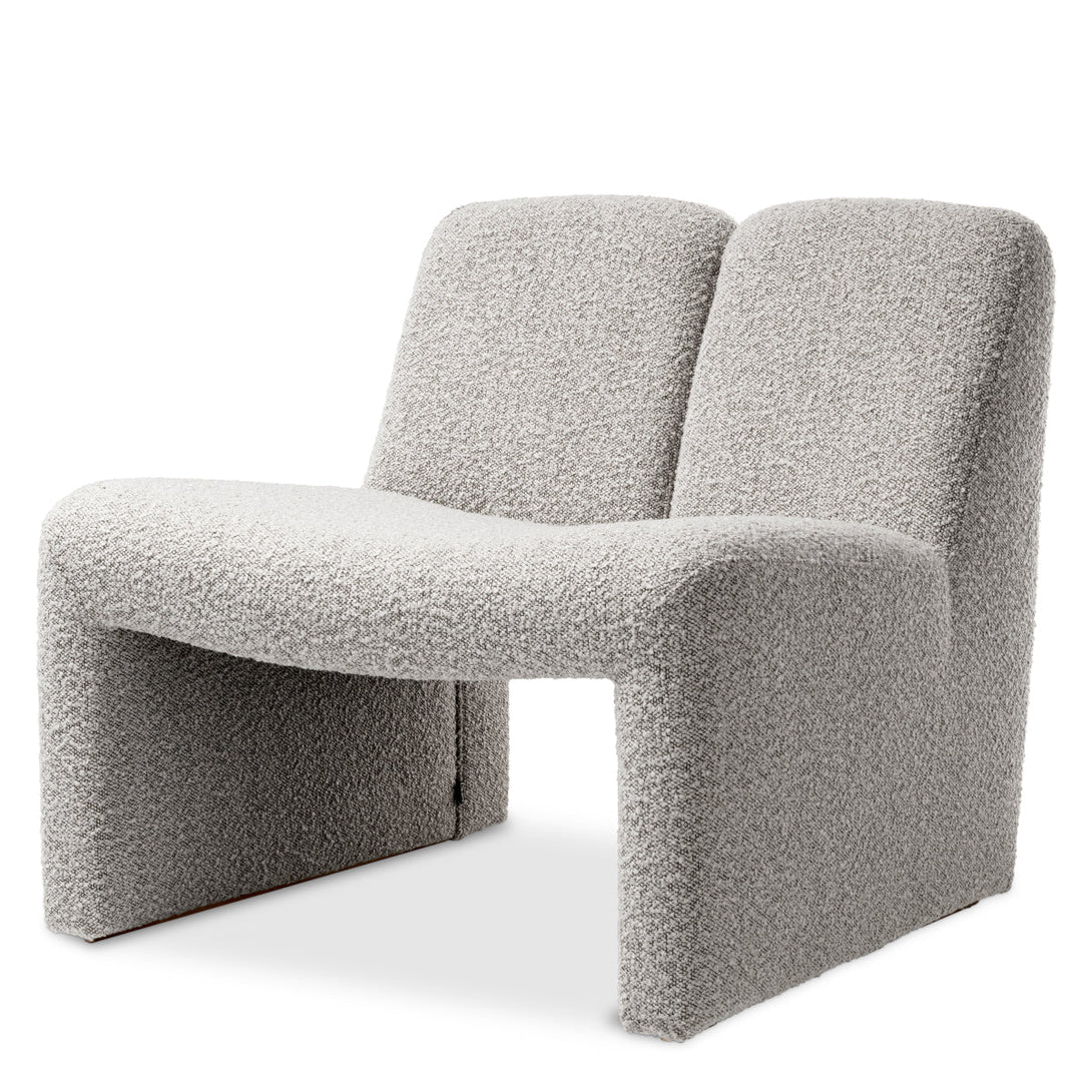 Chair Macintosh Boucl&Eacute; Grey Furniture Eichholtz