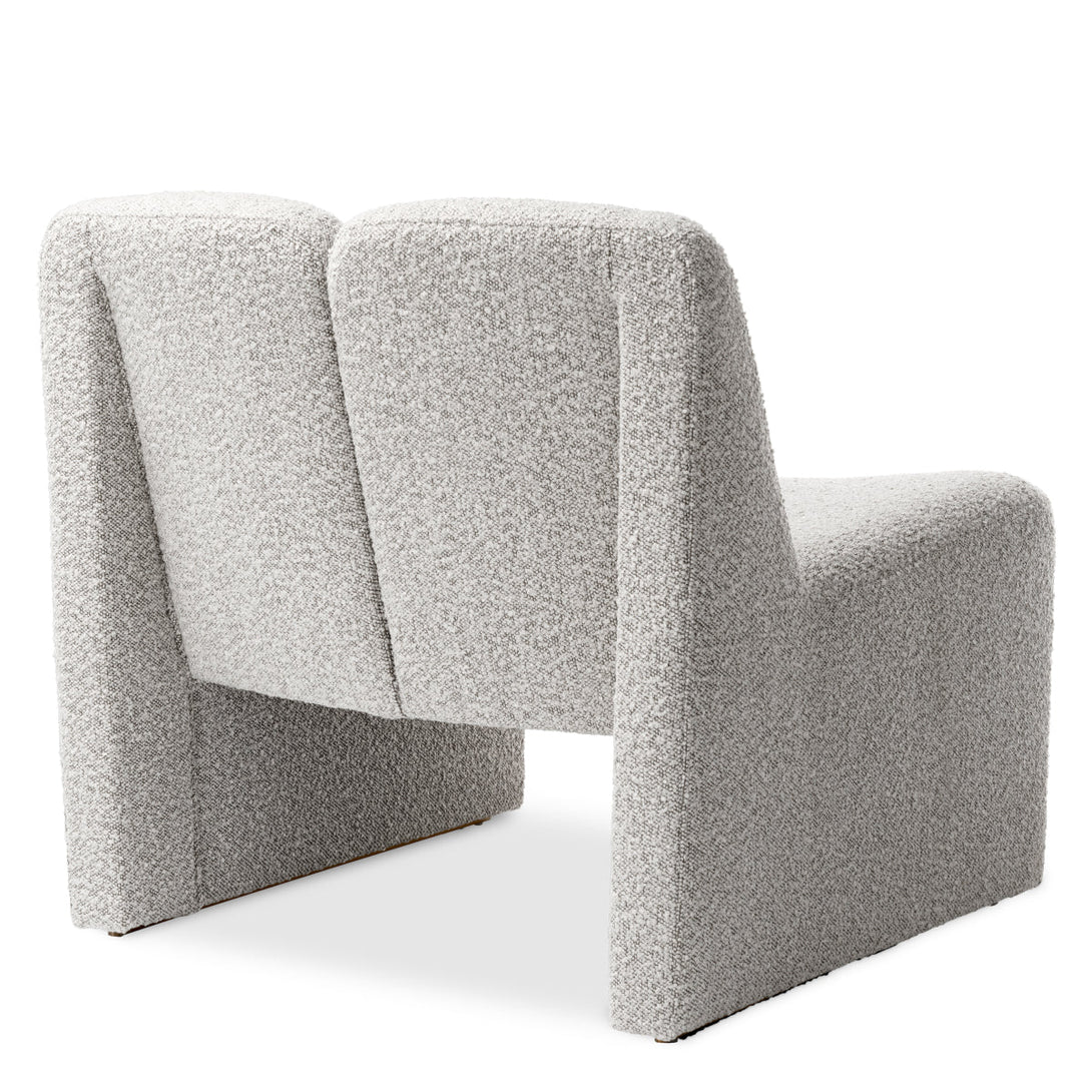 Chair Macintosh Boucl&Eacute; Grey Furniture Eichholtz