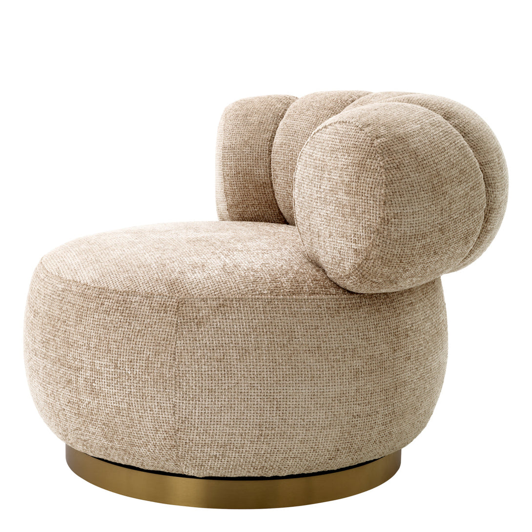 Swivel Chair Phedra Lyssa Sand Furniture Eichholtz