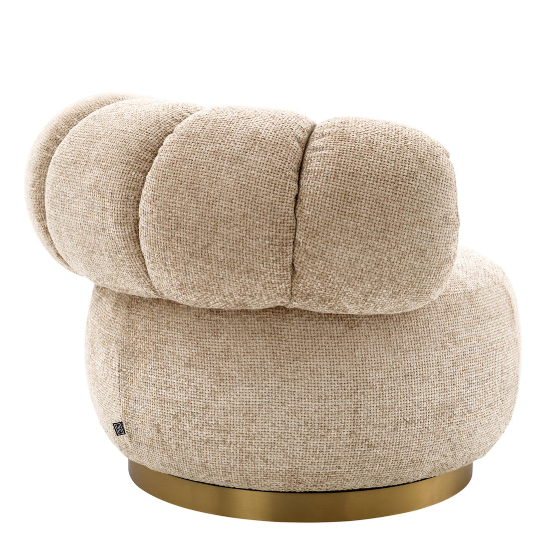 Swivel Chair Phedra Lyssa Sand Furniture Eichholtz