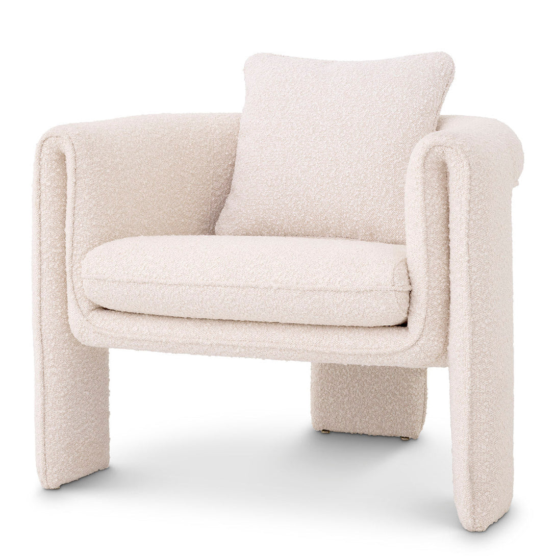 Chair Toto Boucl&Eacute; Cream Furniture Eichholtz
