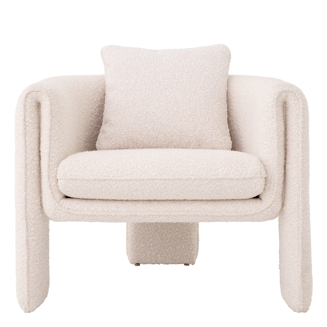 Chair Toto Boucl&Eacute; Cream Furniture Eichholtz