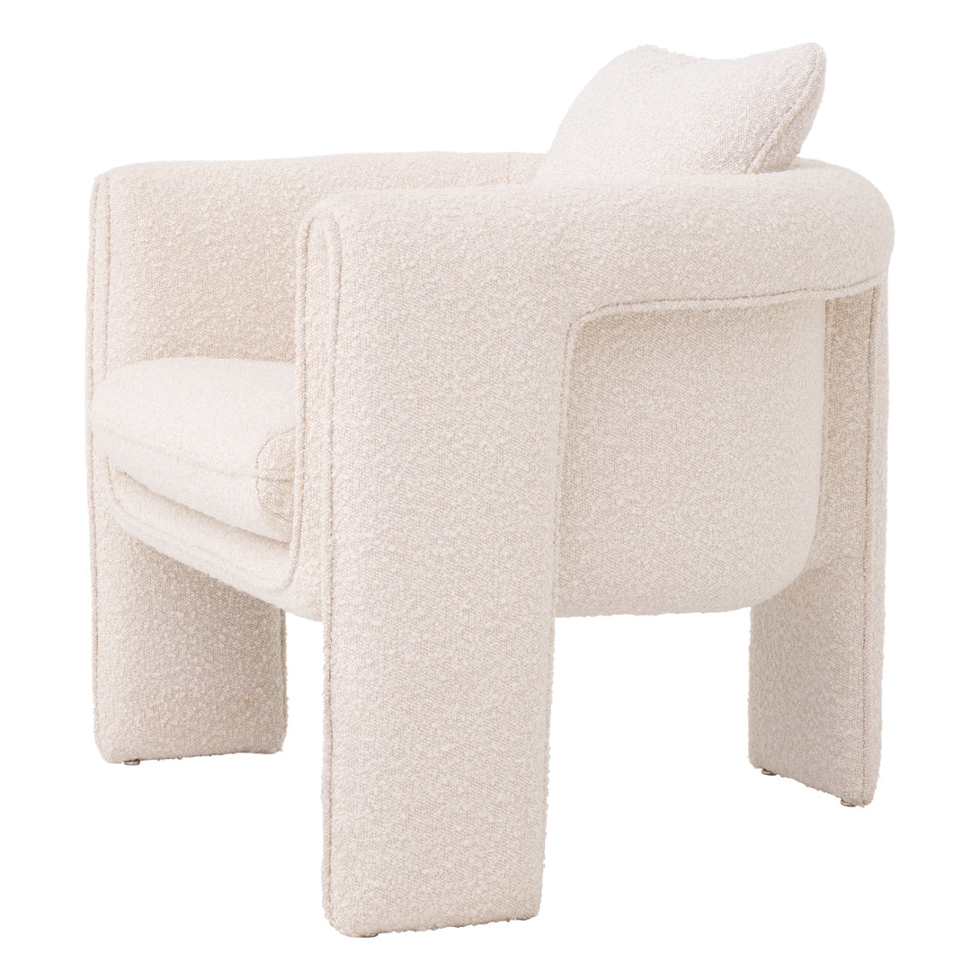 Chair Toto Boucl&Eacute; Cream Furniture Eichholtz