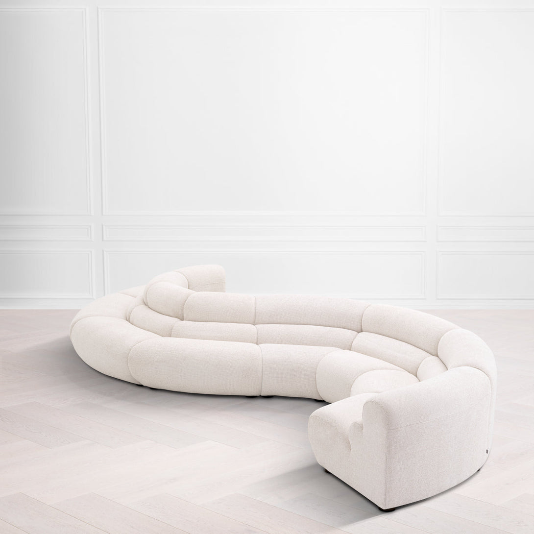Modular Sofa Lindau Outside Corner Lyssa Off-White Furniture Eichholtz