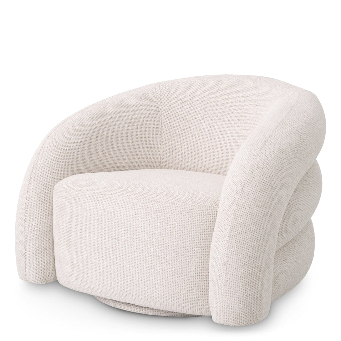 Swivel Chair Novelle Lyssa Off-White Furniture Eichholtz