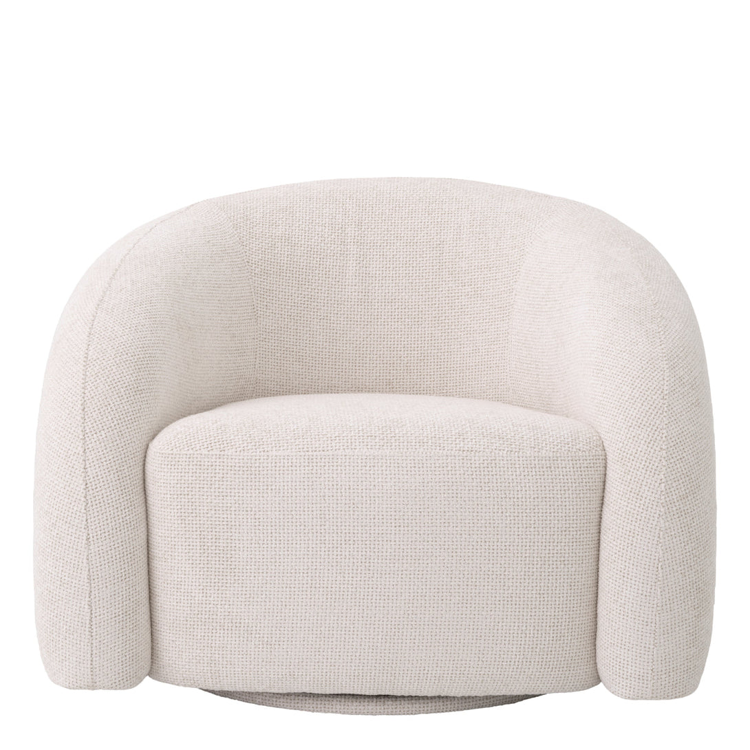 Swivel Chair Novelle Lyssa Off-White Furniture Eichholtz