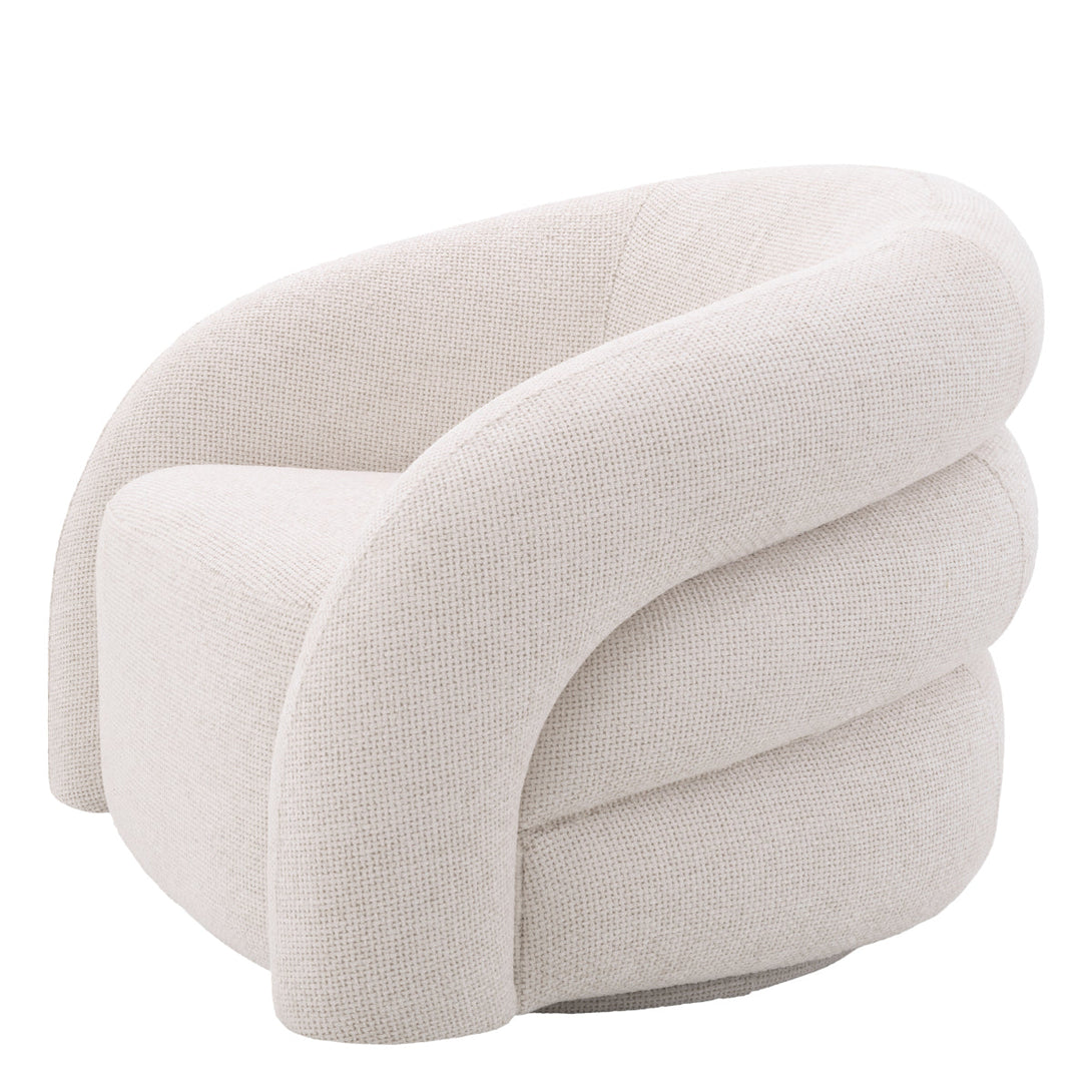 Swivel Chair Novelle Lyssa Off-White Furniture Eichholtz