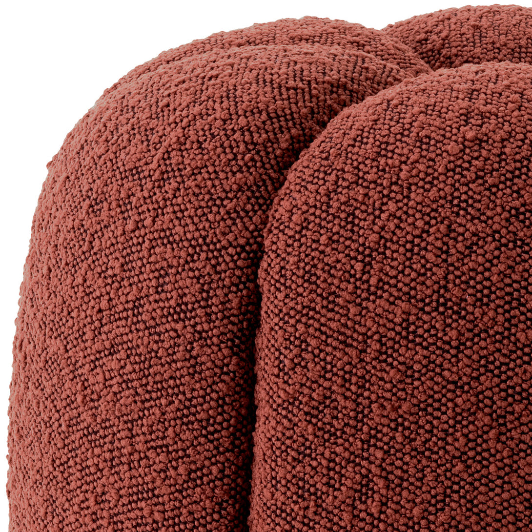 Stool Orchanic Boucl&Eacute; Rouge Furniture Eichholtz