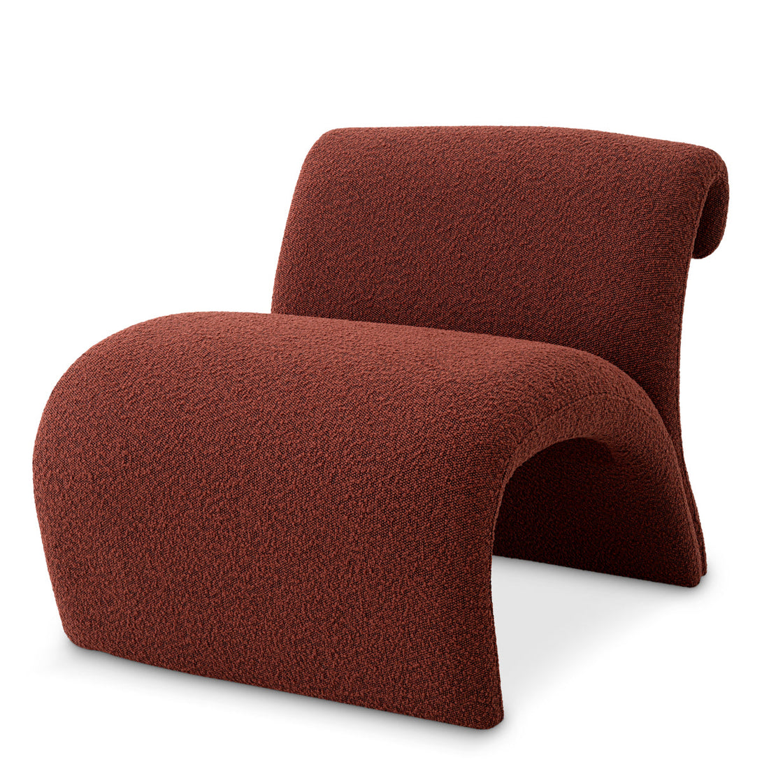 Chair Vignola Boucl&Eacute; Rouge Furniture Eichholtz