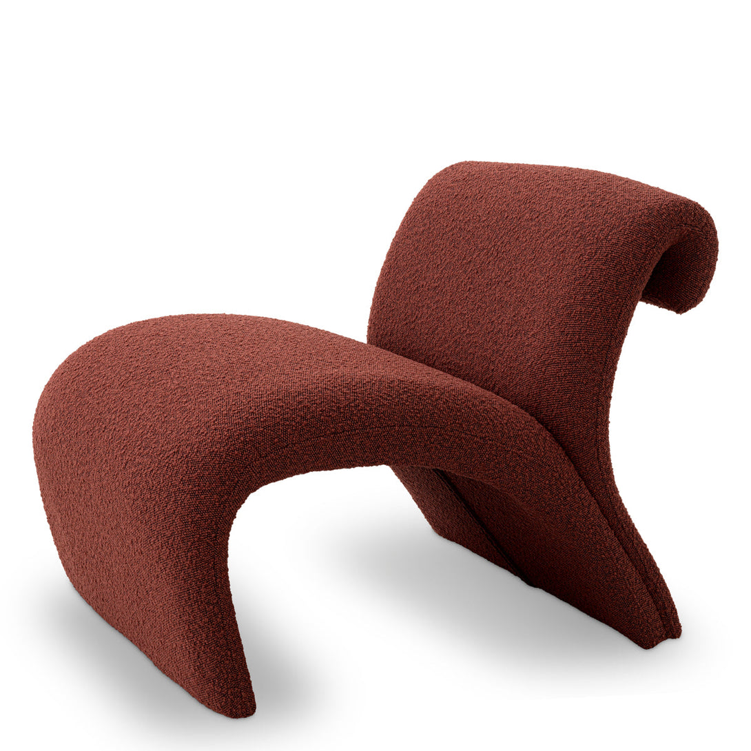 Chair Vignola Boucl&Eacute; Rouge Furniture Eichholtz