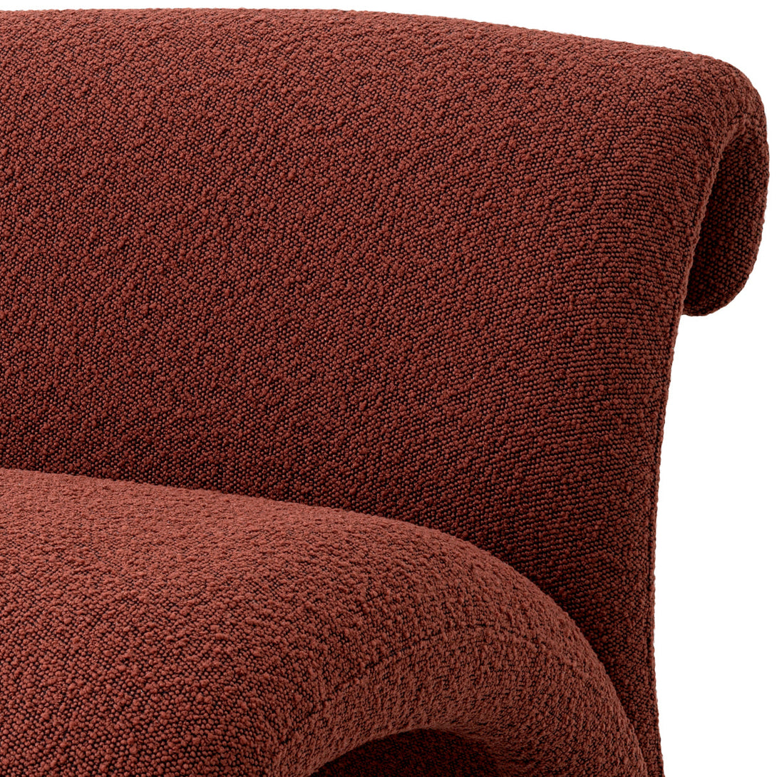 Chair Vignola Boucl&Eacute; Rouge Furniture Eichholtz