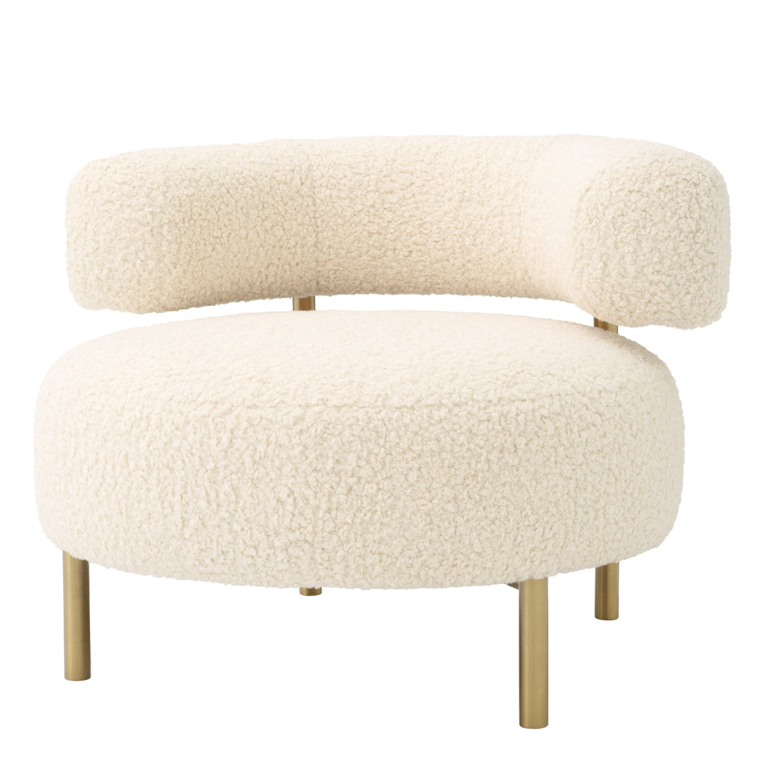 Chair Thompson Faux Shearling Furniture Eichholtz