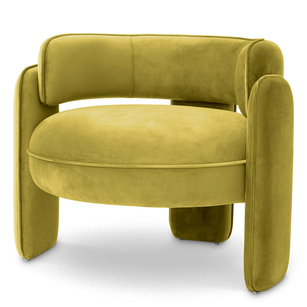 Chair Chaplin Savona Vintage Green Velvet Furniture Eichholtz