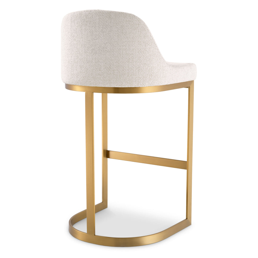 Bar Stool Condos Lyssa Off-White Furniture Eichholtz