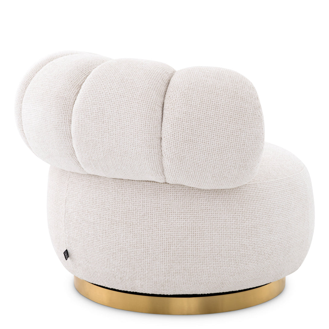 Swivel Chair Phedra Lyssa Off-White Furniture Eichholtz