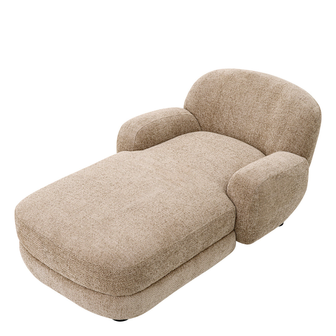 Chaise Longue Udine Lyssa Sand Furniture Eichholtz