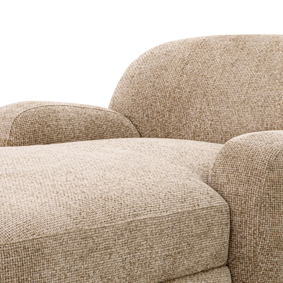 Chaise Longue Udine Lyssa Sand Furniture Eichholtz