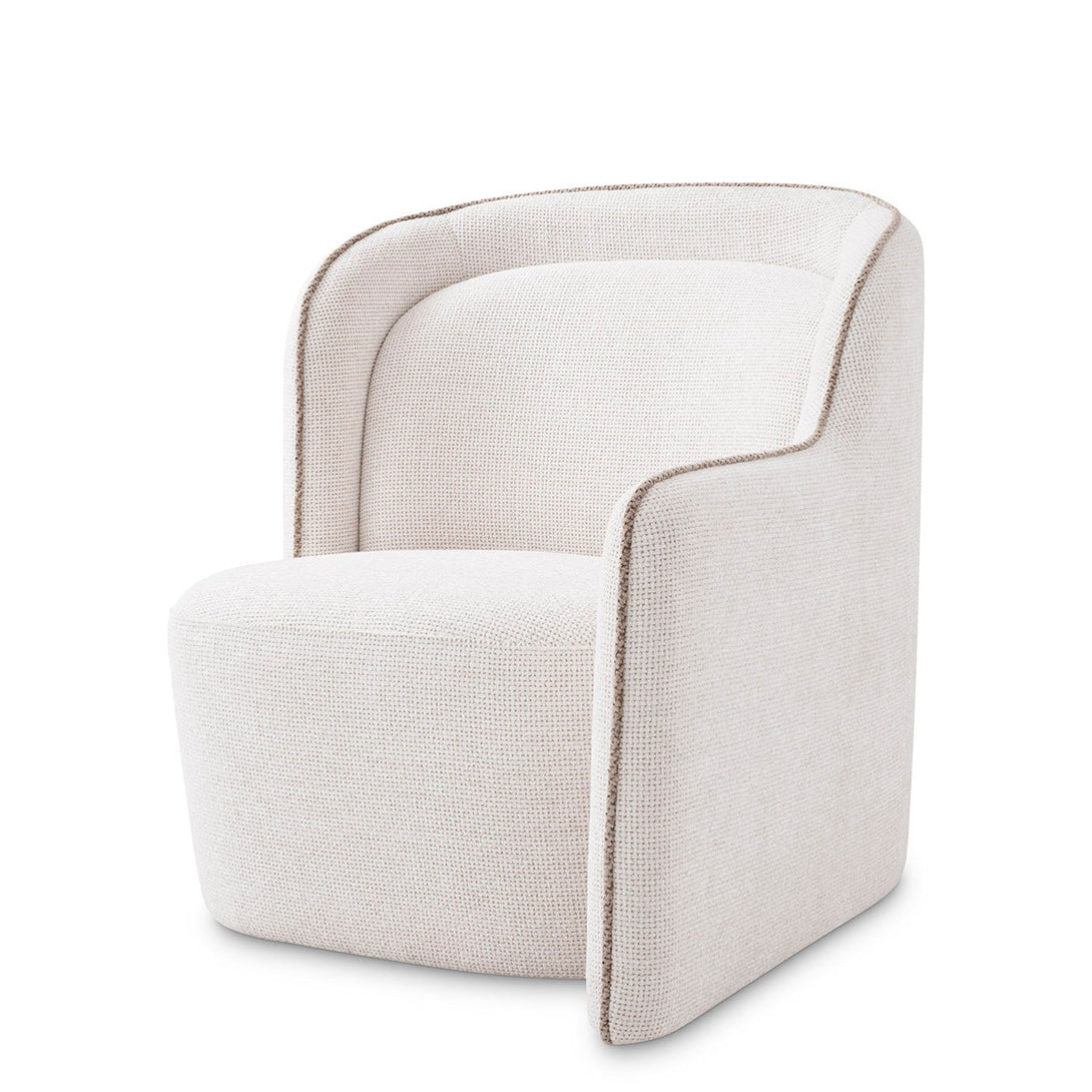 Chair Barrier Right Lyssa Off-White Furniture Eichholtz