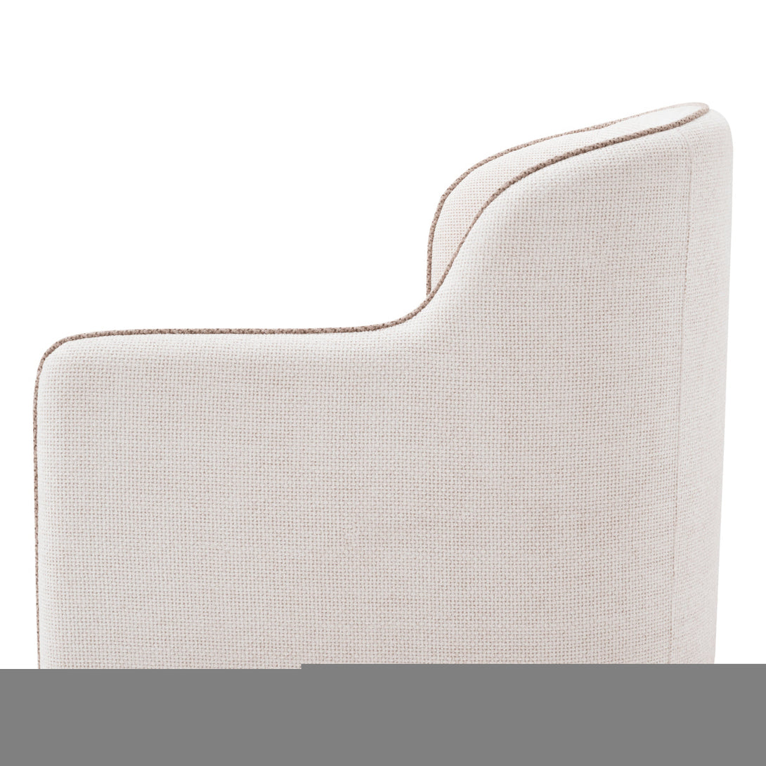 Chair Barrier Right Lyssa Off-White Furniture Eichholtz