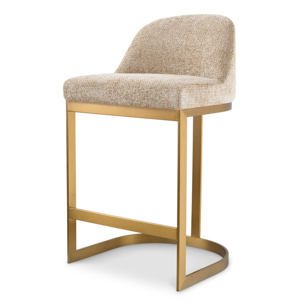 Counter Stool Condos Lyssa Sand Furniture Eichholtz