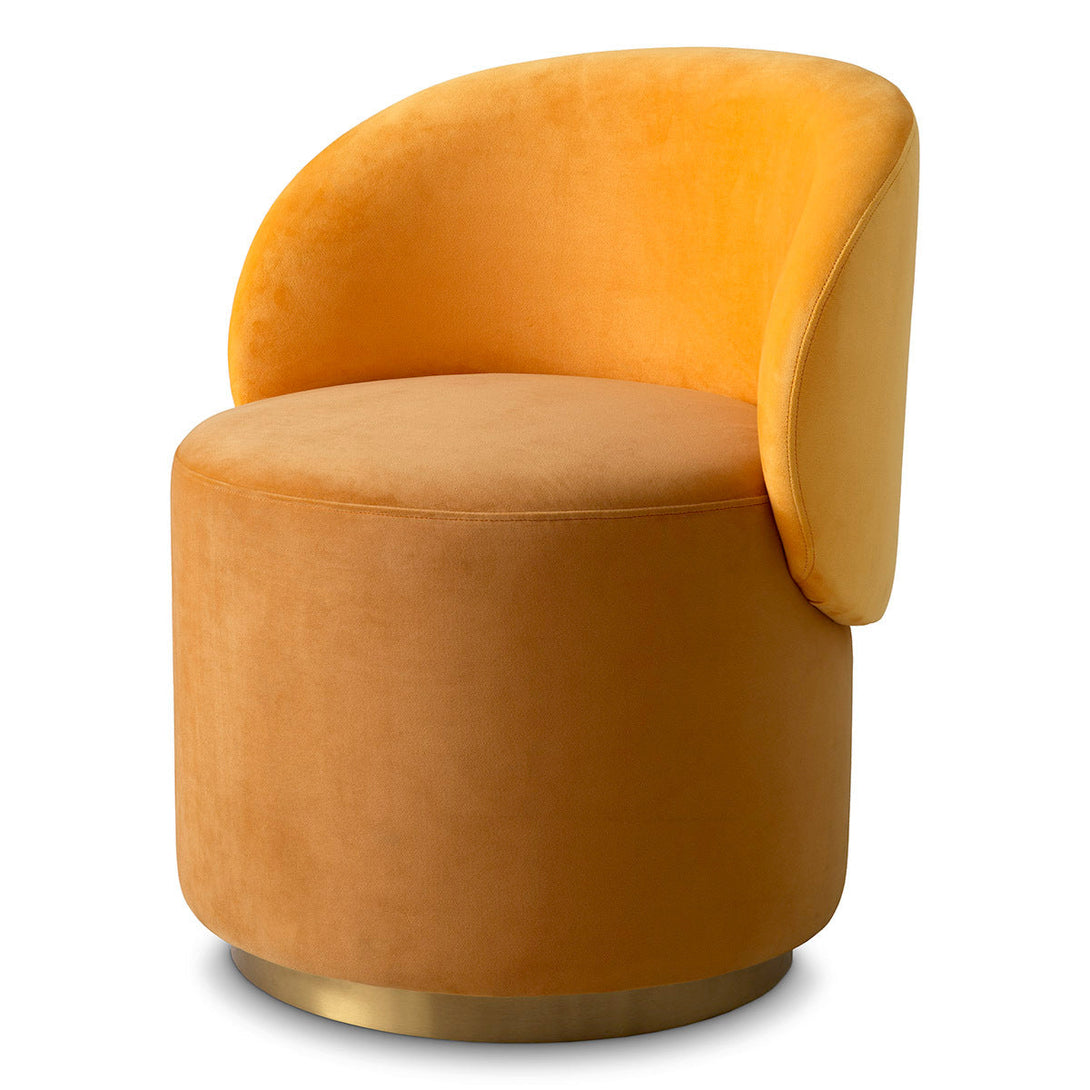 Low Dining Chair Greer Roche Yellow Velvet Furniture Eichholtz
