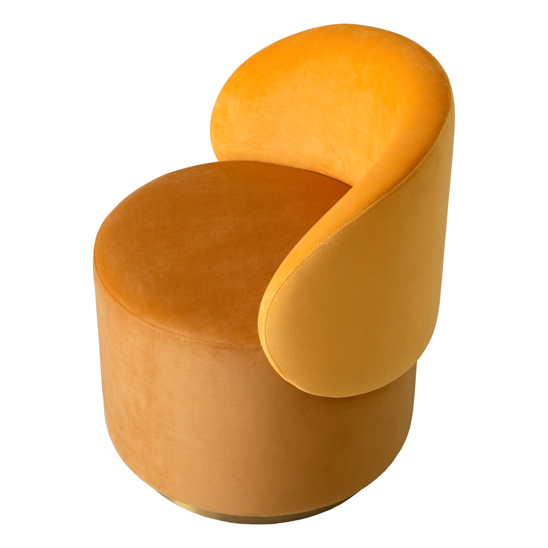 Low Dining Chair Greer Roche Yellow Velvet Furniture Eichholtz