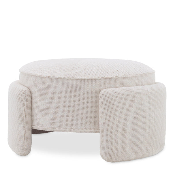 Stool Ortega Lyssa Off-White Furniture Eichholtz