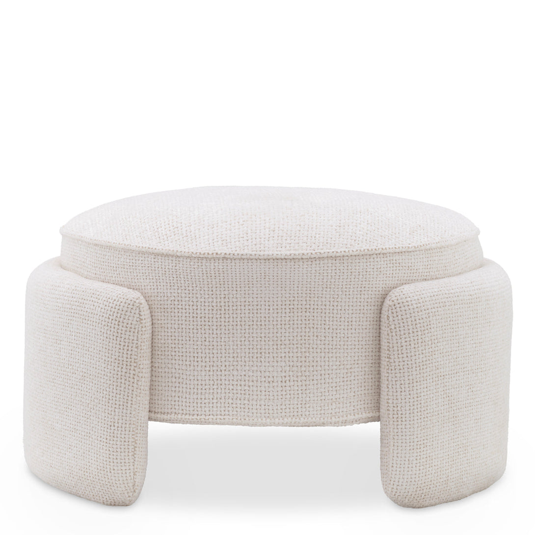 Stool Ortega Lyssa Off-White Furniture Eichholtz