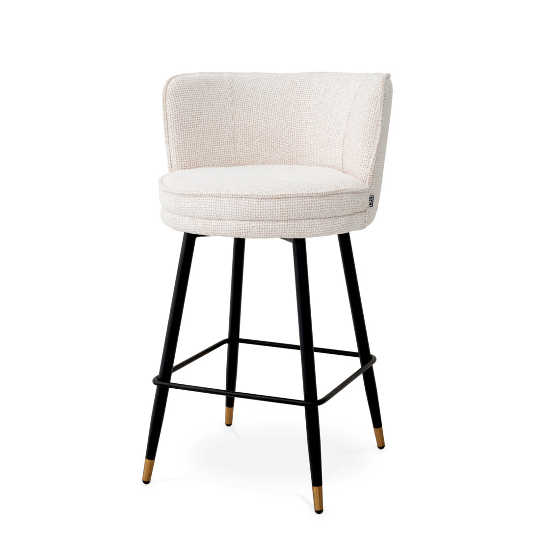 Counter Stool Grenada Lyssa Off-White Furniture Eichholtz
