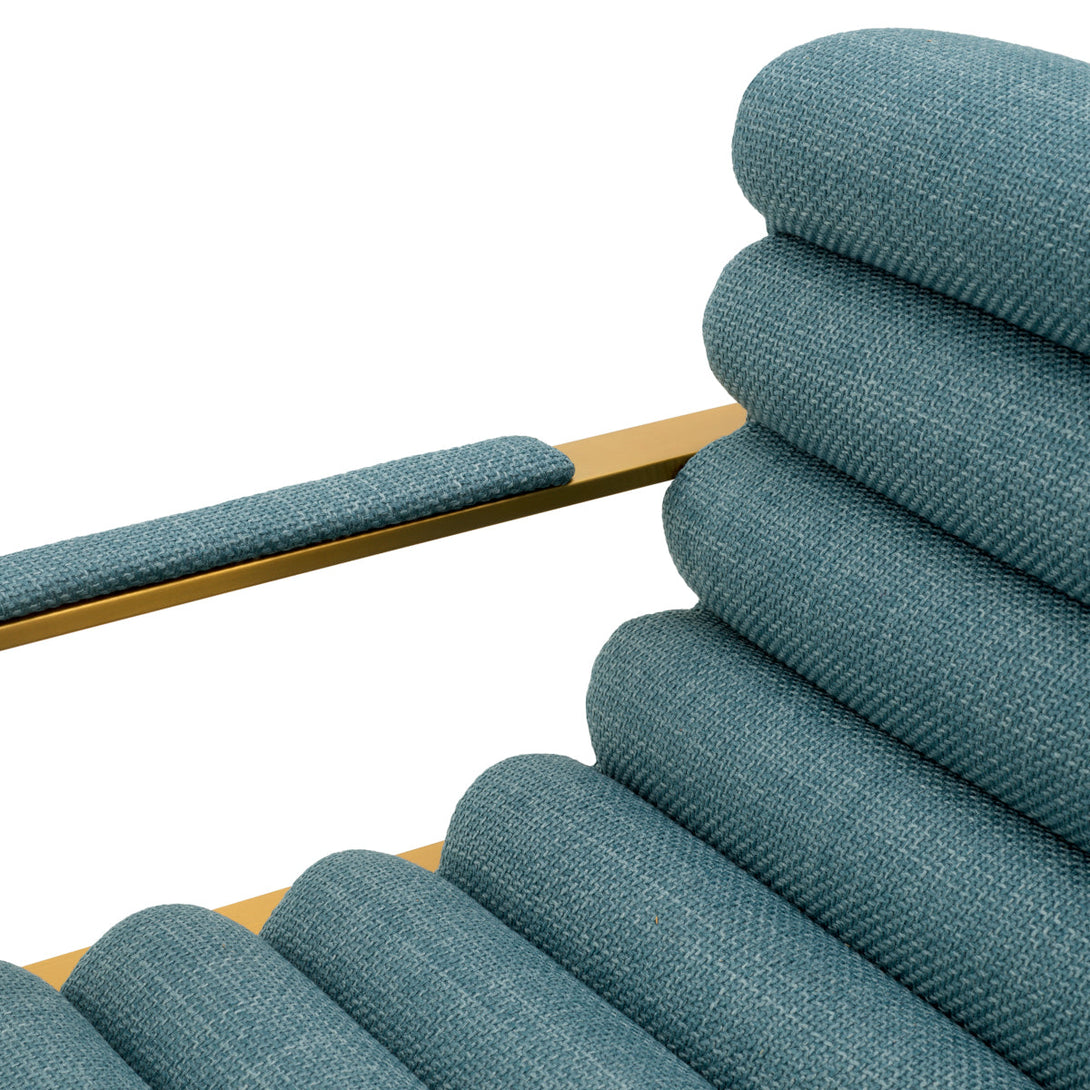 Bar Stool Olsen Brushed Brass Scalea Blue Furniture Eichholtz