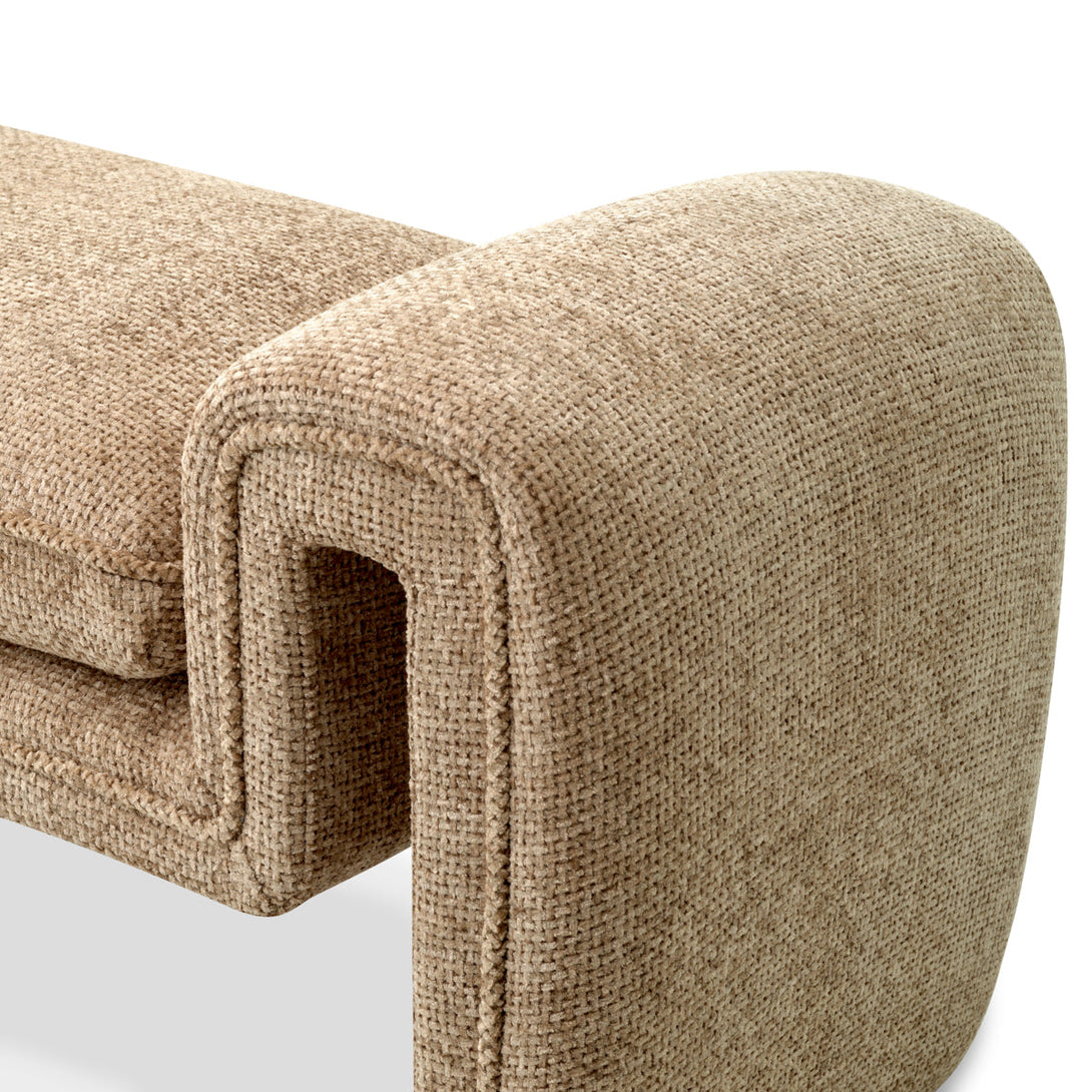 Bench Tondo S Lyssa Sand Furniture Eichholtz