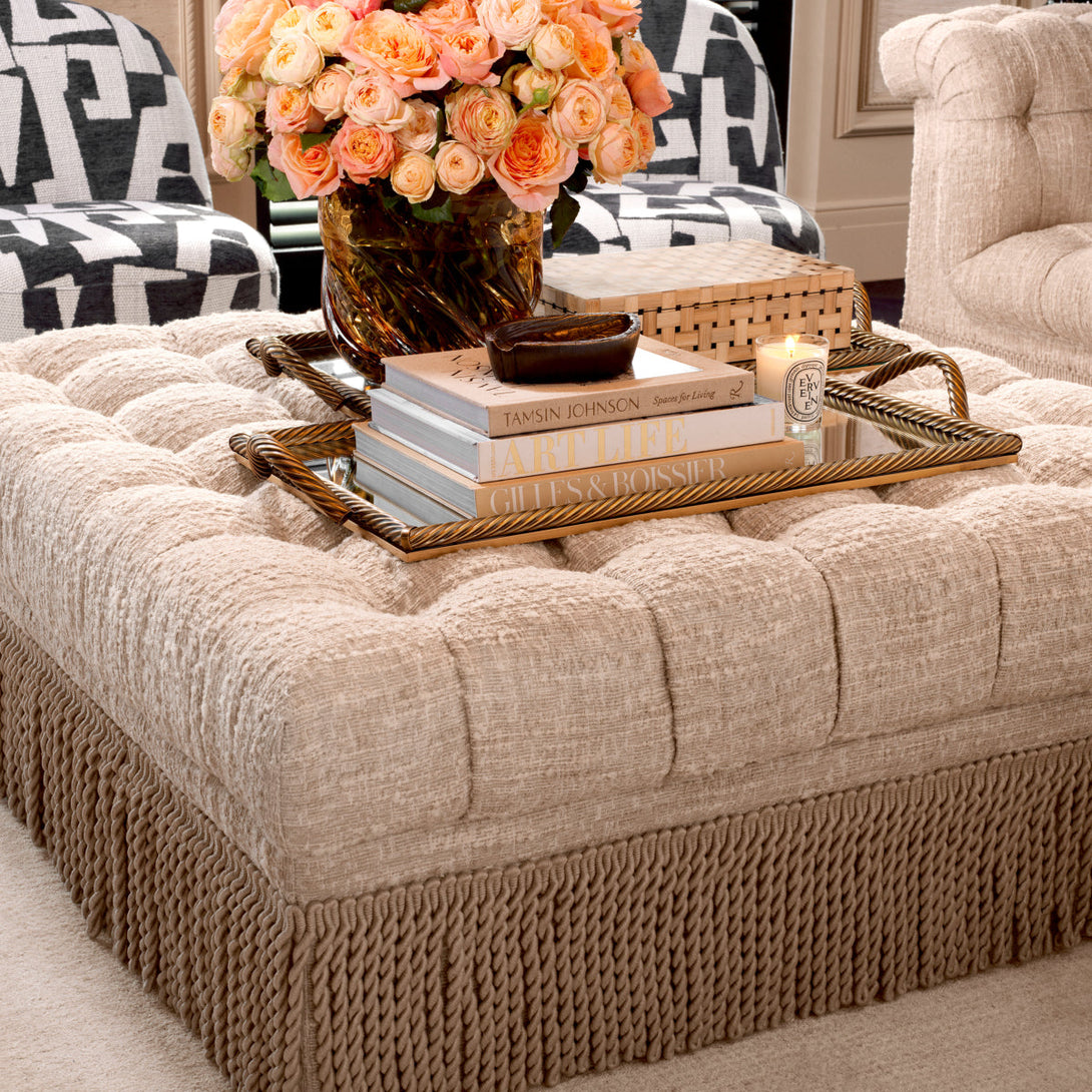 Ottoman Dorantes Furniture Eichholtz