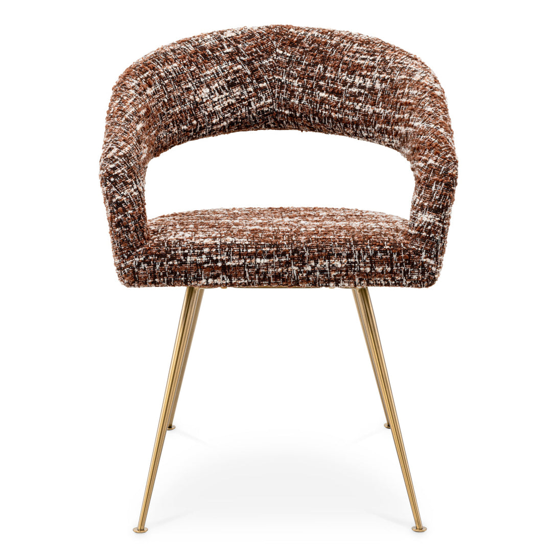 Dining Chair Bravo Boucl&Eacute; Sonata Red Furniture Eichholtz