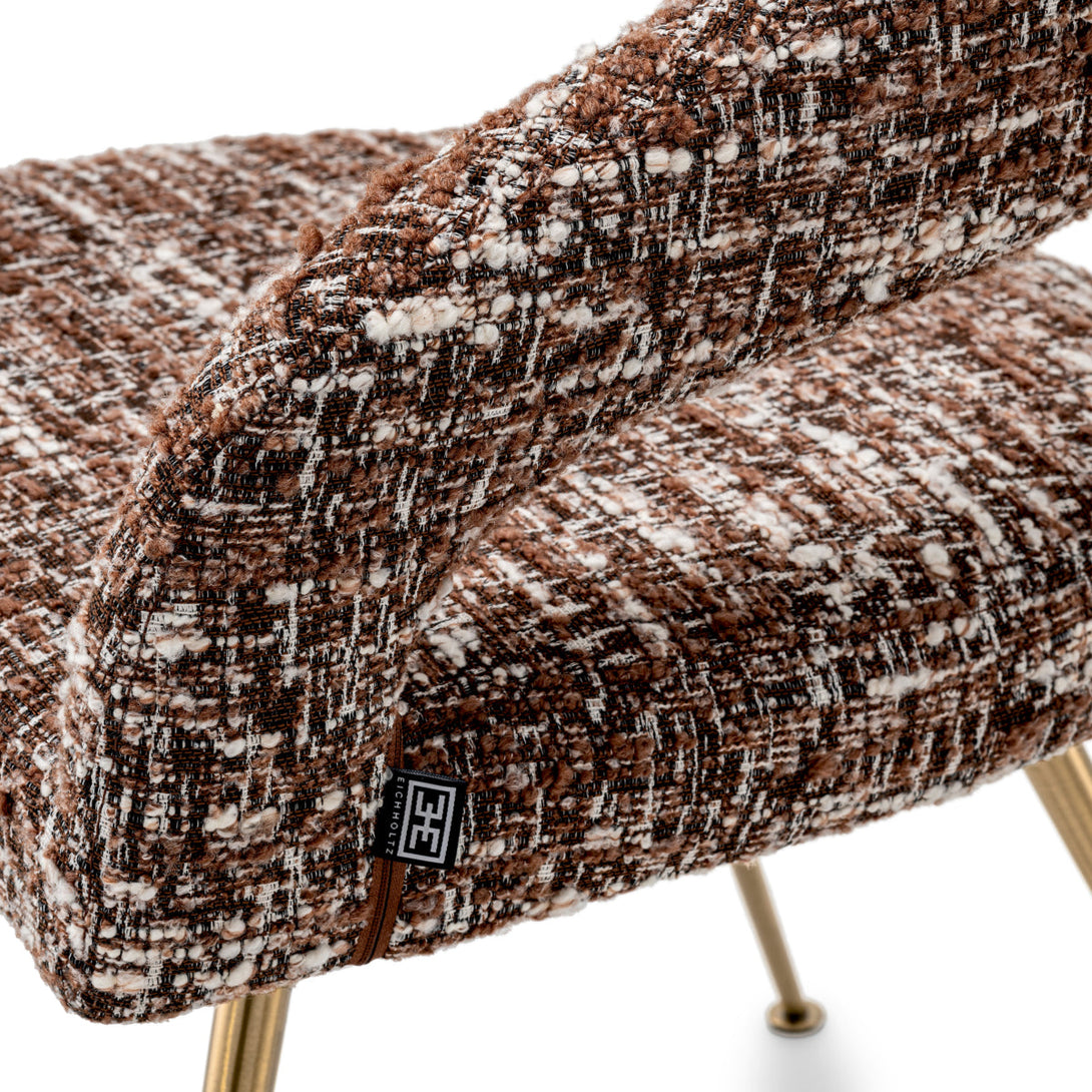 Dining Chair Bravo Boucl&Eacute; Sonata Red Furniture Eichholtz