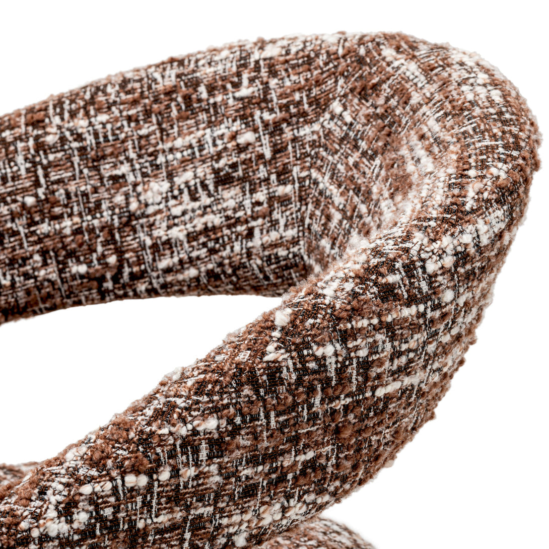 Dining Chair Bravo Boucl&Eacute; Sonata Red Furniture Eichholtz