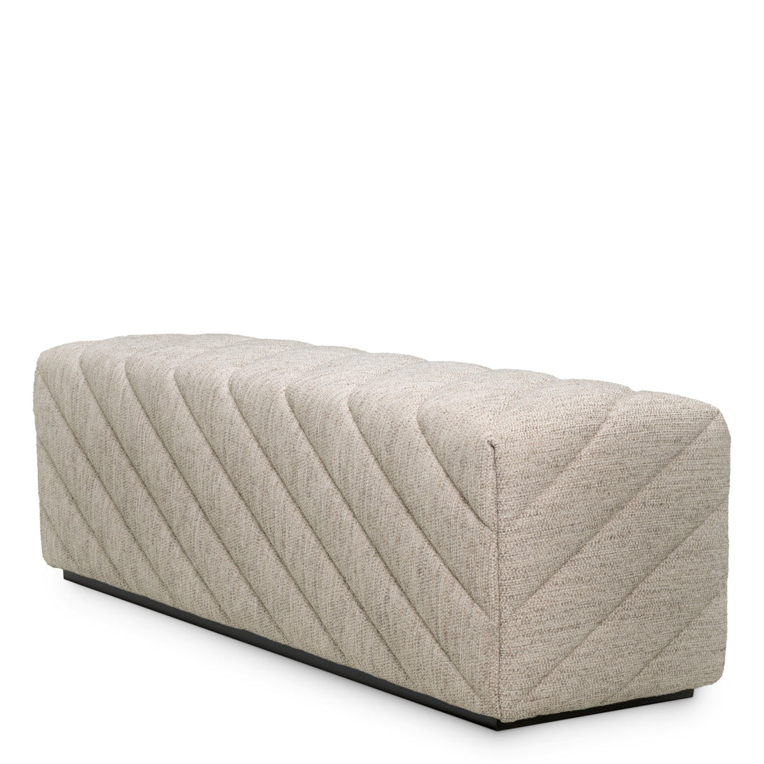 Bench Avellino Splendor Light Grey Furniture Eichholtz