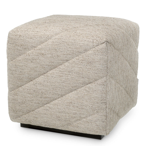 Stool Avellino Splendor Light Grey Furniture Eichholtz