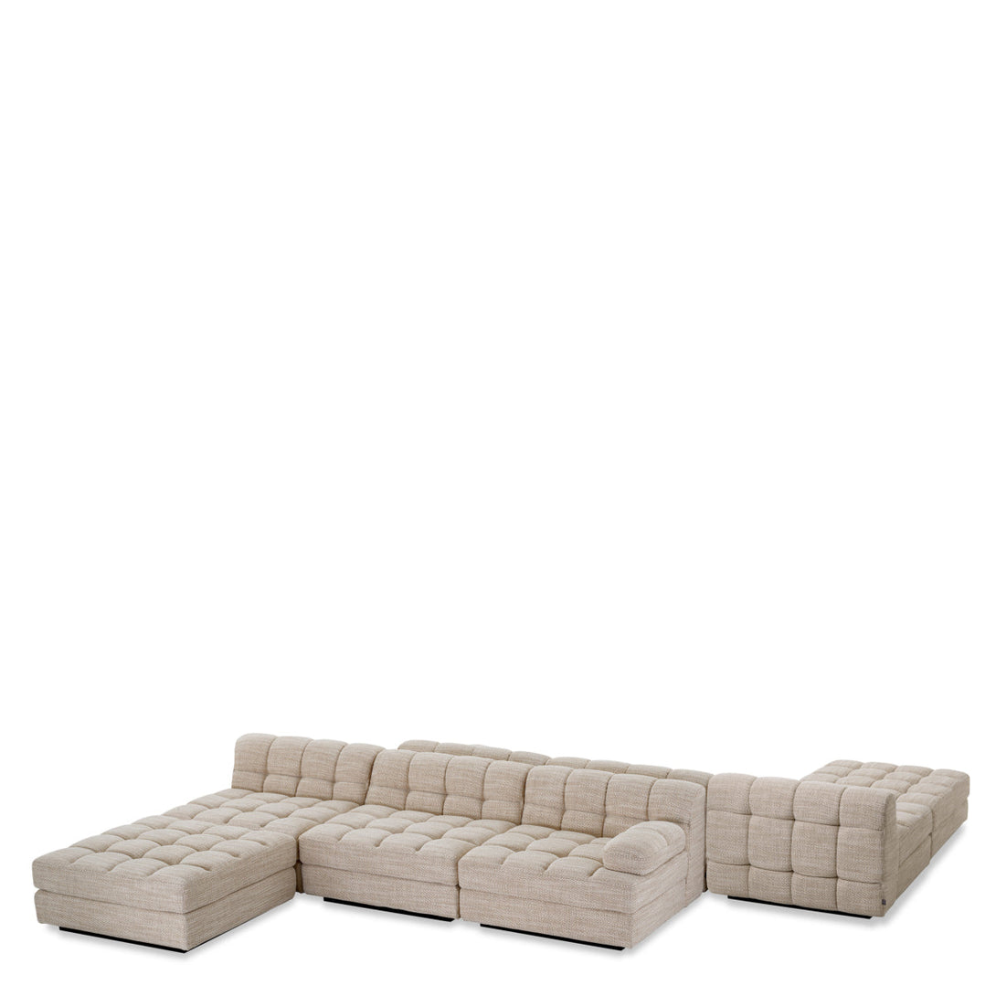 Modular Sofa Dean Right Skyward Sand Furniture Eichholtz