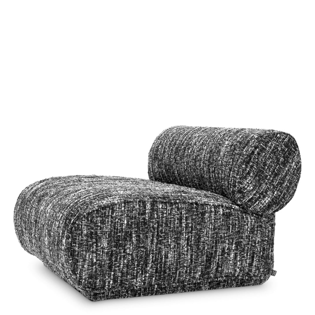 Chair Urbano Boucl&Eacute; Sonata Black Furniture Eichholtz