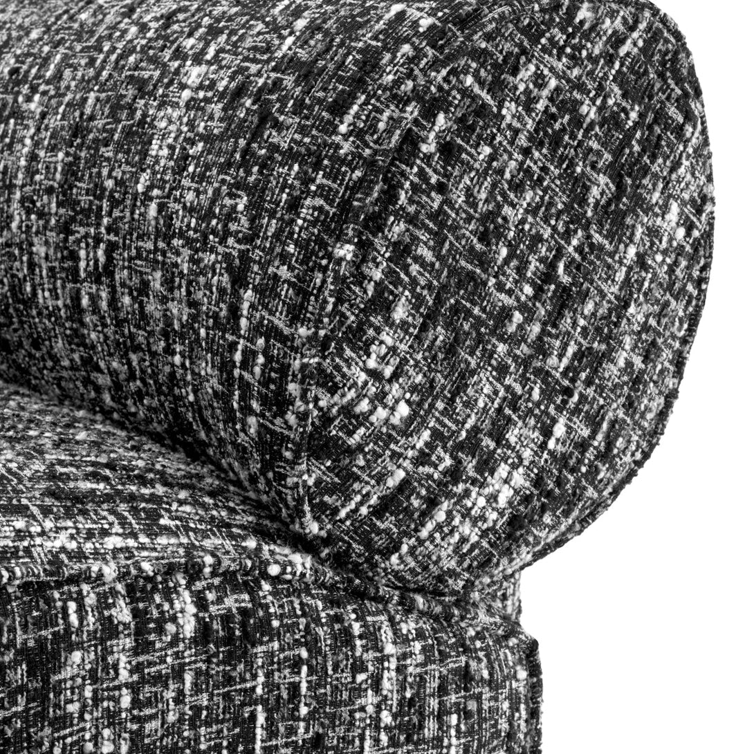 Chair Urbano Boucl&Eacute; Sonata Black Furniture Eichholtz