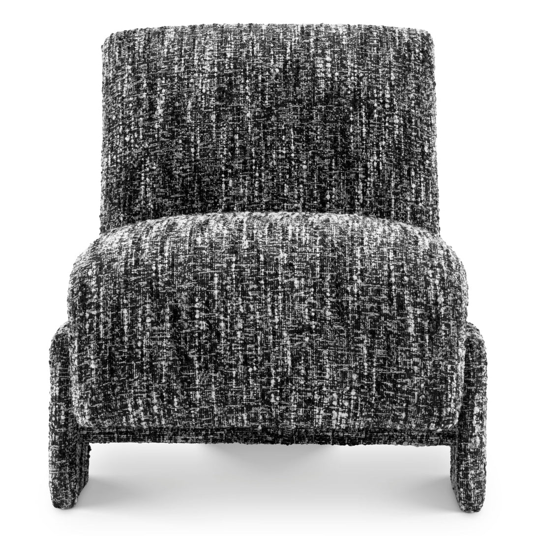 Chair Rockdale Boucl&Eacute; Sonata Black Furniture Eichholtz