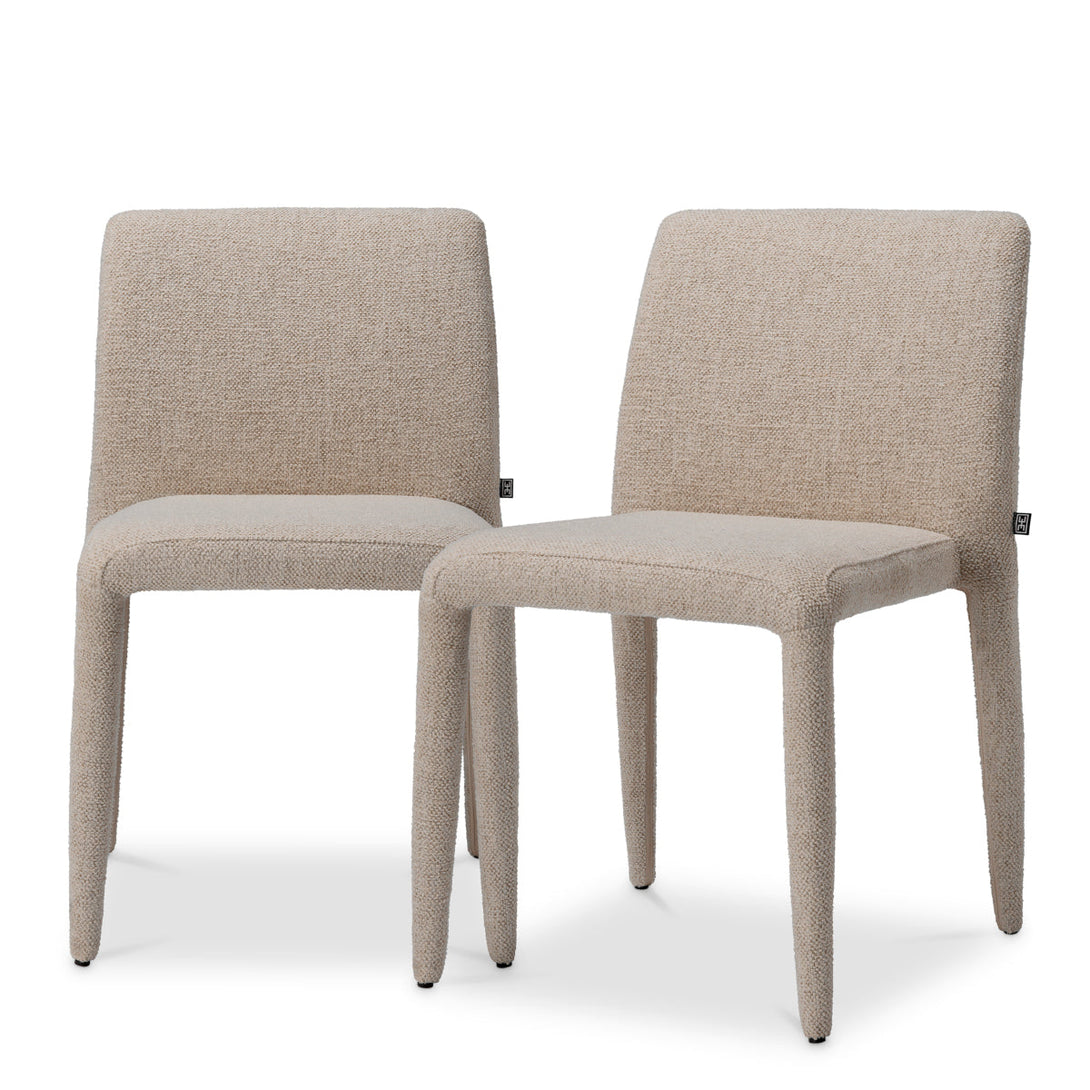 Dining Chair Leiza Set Of 2 Renato Off-White Furniture Eichholtz