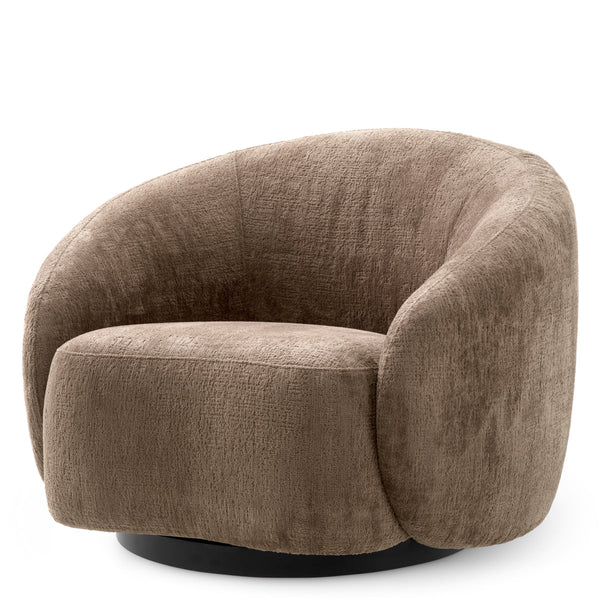 Swivel Chair Amore Avelin Brown Furniture Eichholtz