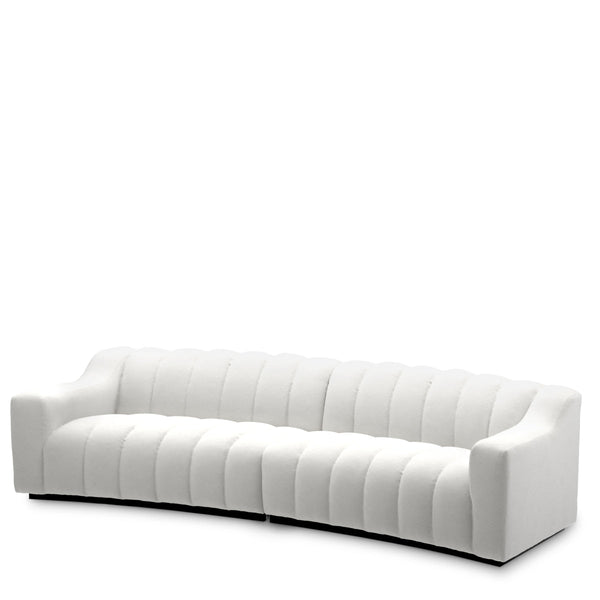 Sofa Kelly L Muslin White Furniture Eichholtz